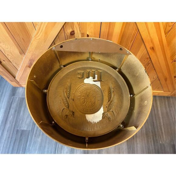 Vintage Miller Lite A FINE PILSNER BEER Barrel End Round Sign 18x18. Bar-mancave - Picture 8 of 9